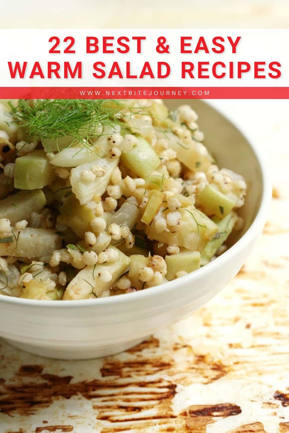 Best Warm Sorghum Salad with Kohlrabi, Apple, & Fennel