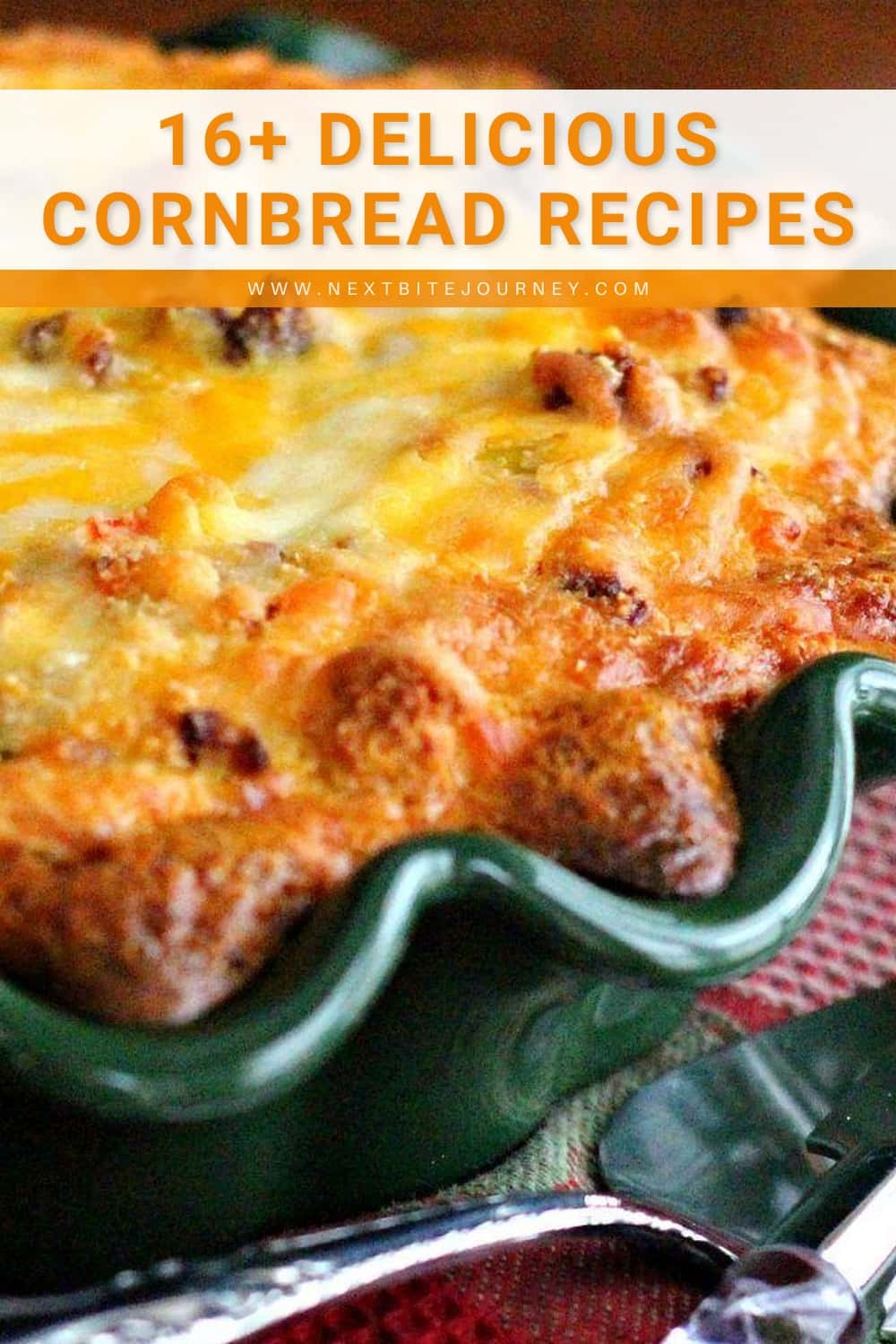 Cornbread Sausage Quiche with Unmistakable Savory Flavor!