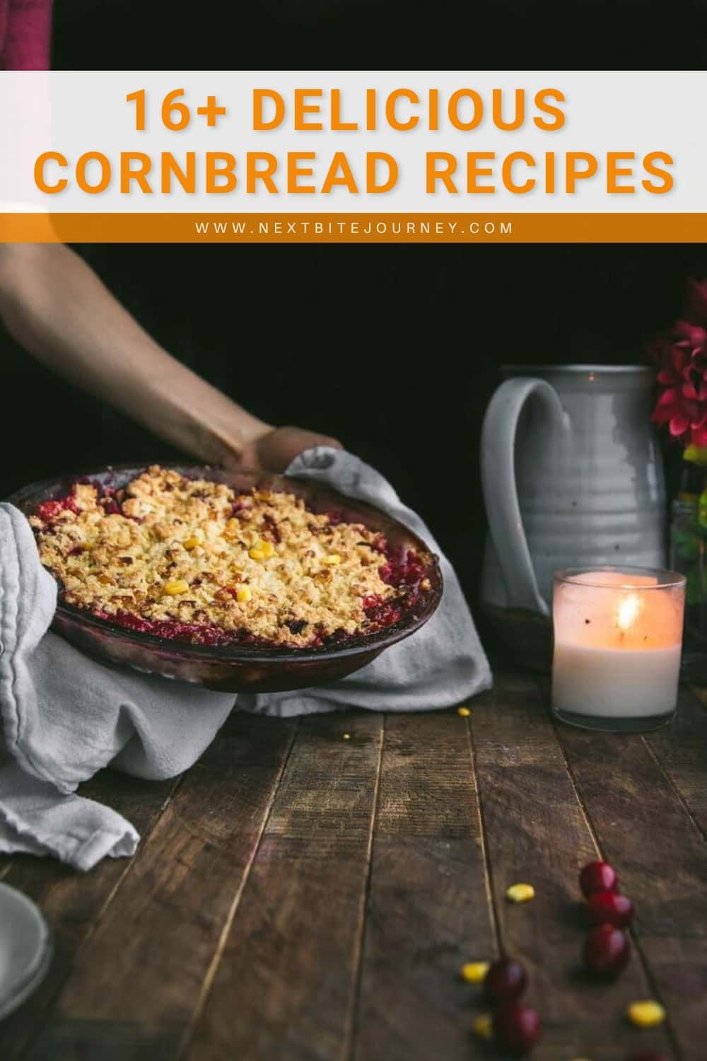 Cranberry Crisp with Crumbled Leftover Cornbread