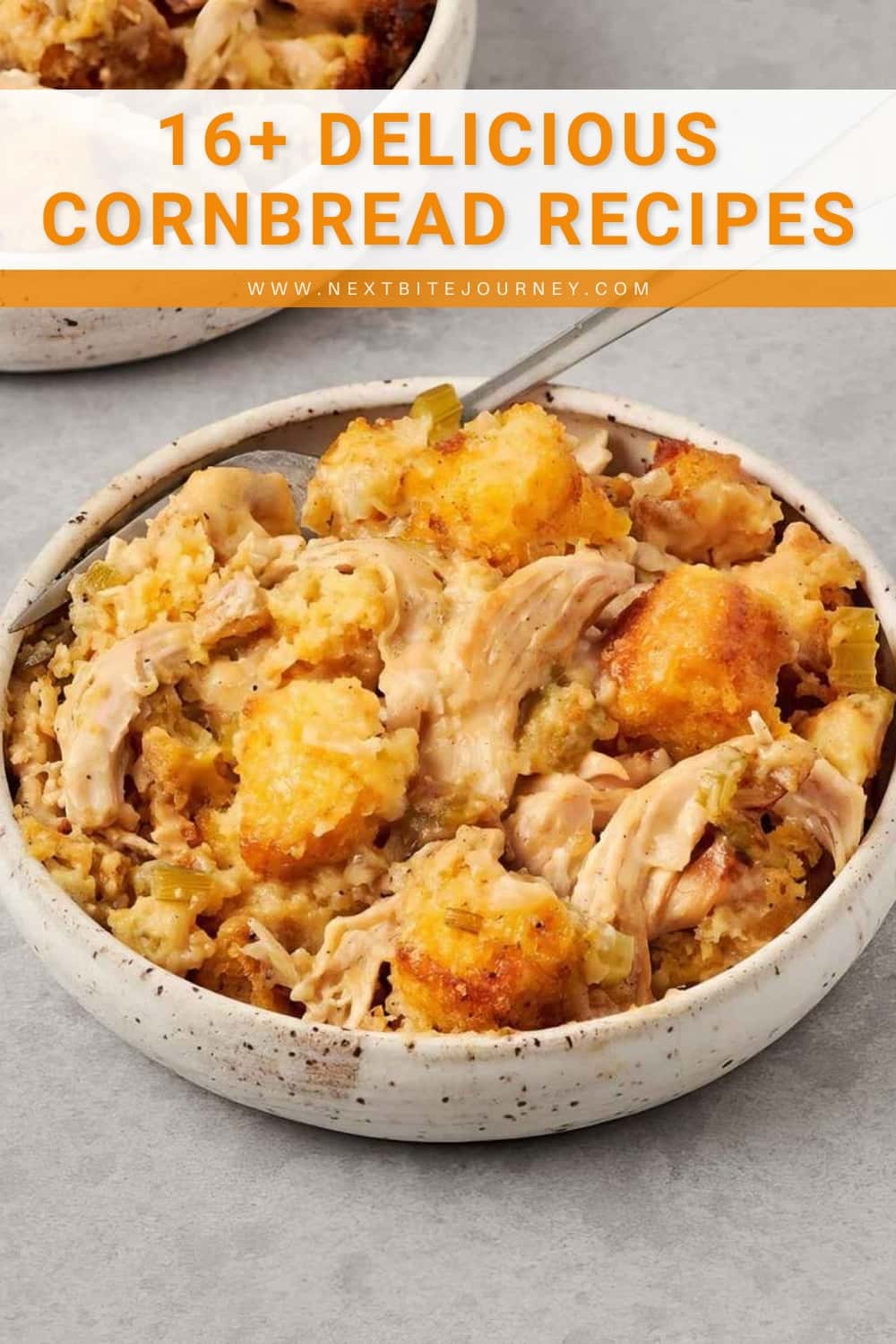 Delicious, Moist, Creamy Cornbread Chicken Bake