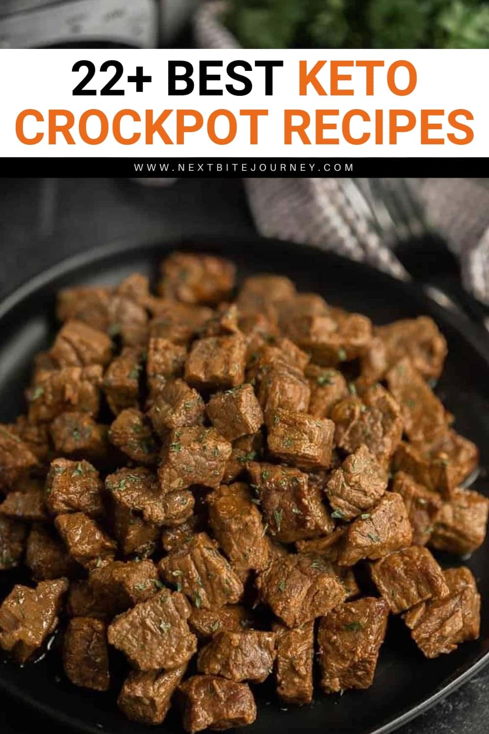 Easy Keto Crock Pot Steak Bites