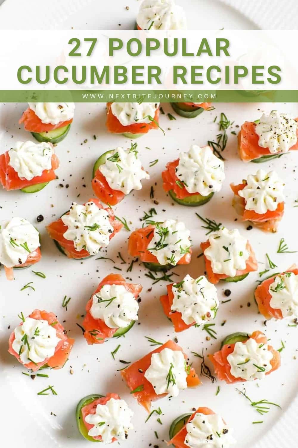 Fresh Cucumber Smoked Salmon Bites