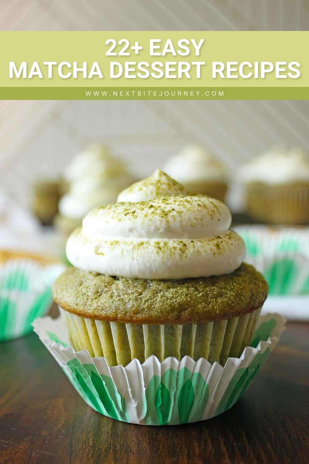 Grean Tea Matcha Cupcakes