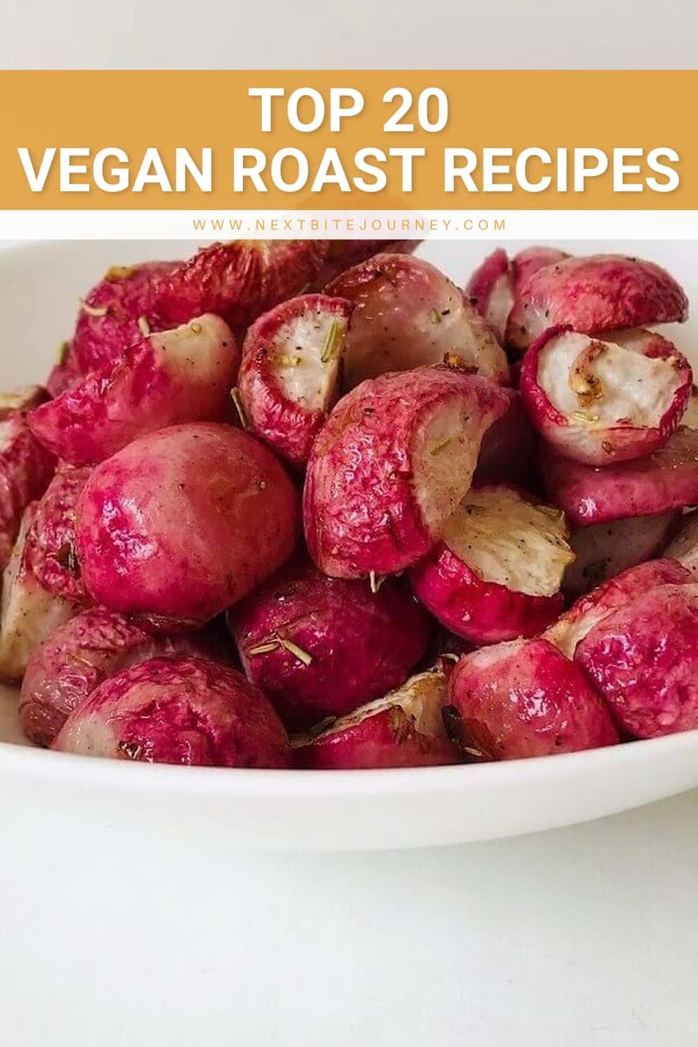 Healthy Garlic Roasted Radishes