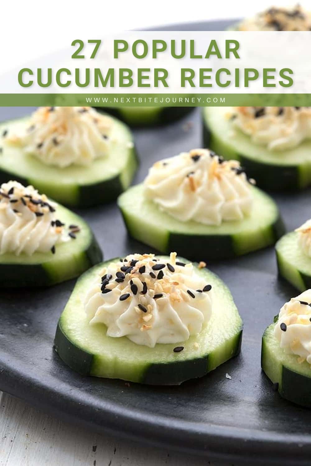 Low Carb Everything Bagel Cucumber Bites