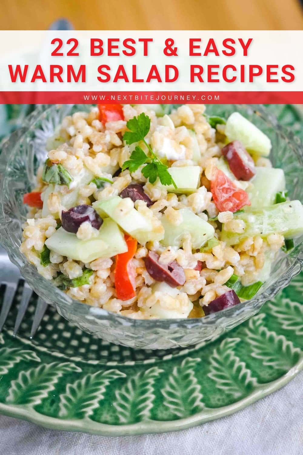 Mediterranean Pearl Barley Salad with Goat Cheese