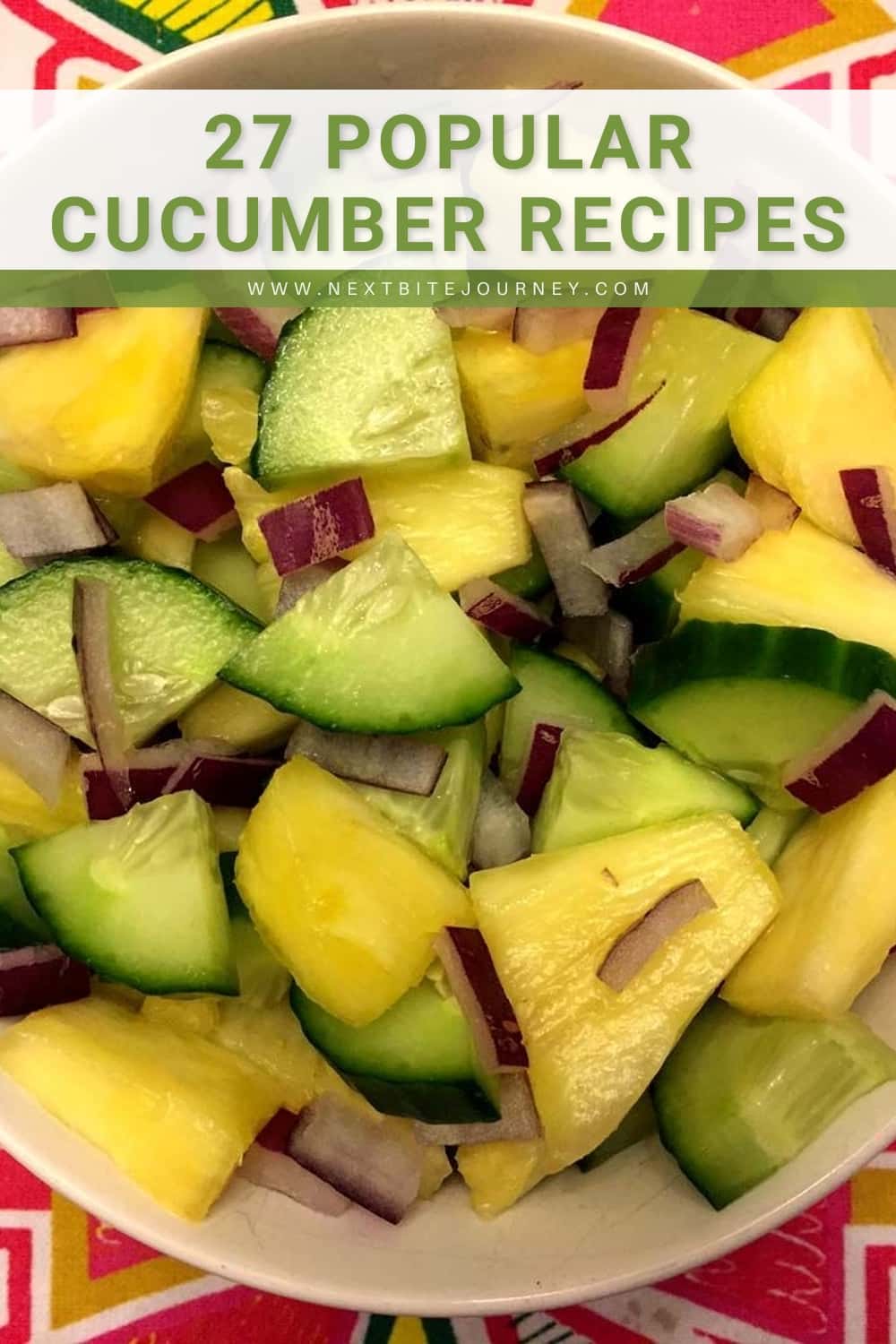 Pineapple Cucumber Salad Delight