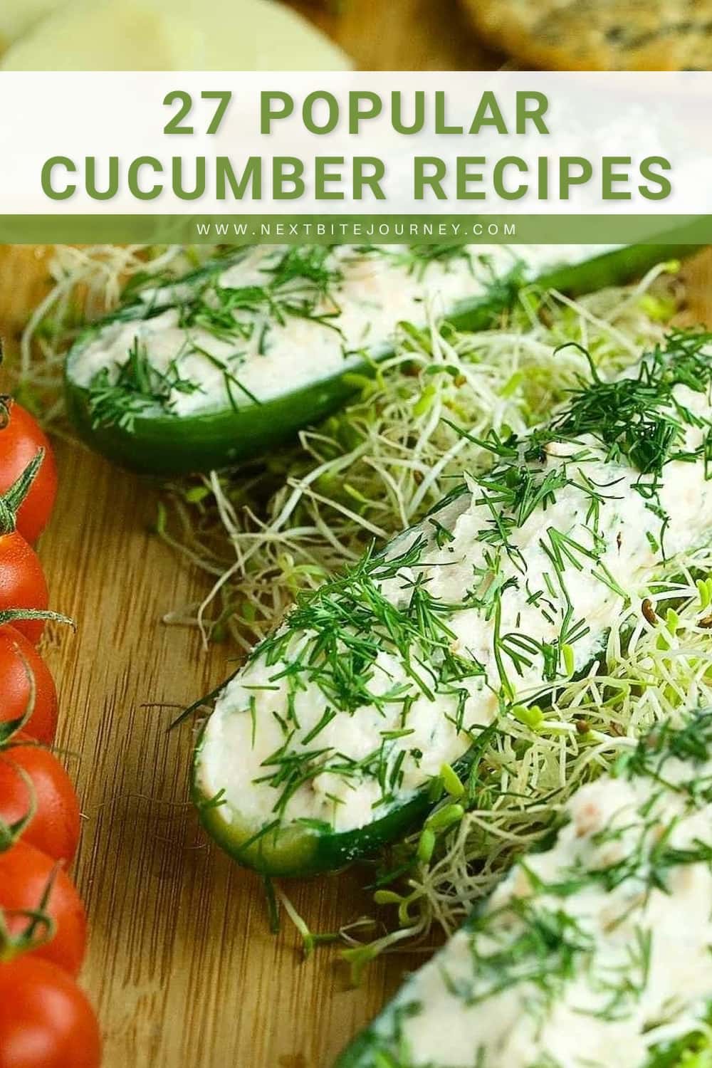 Quick Cucumber Boat Appetizer for Summer Parties