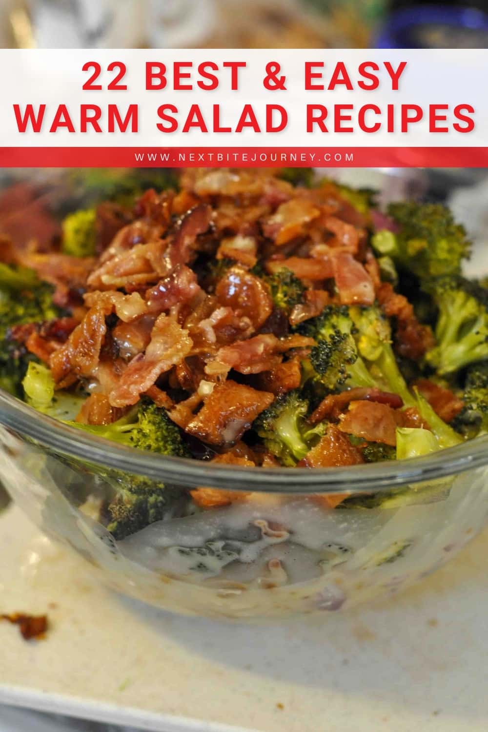 Roasted Broccoli Salad with Bacon & Pecans