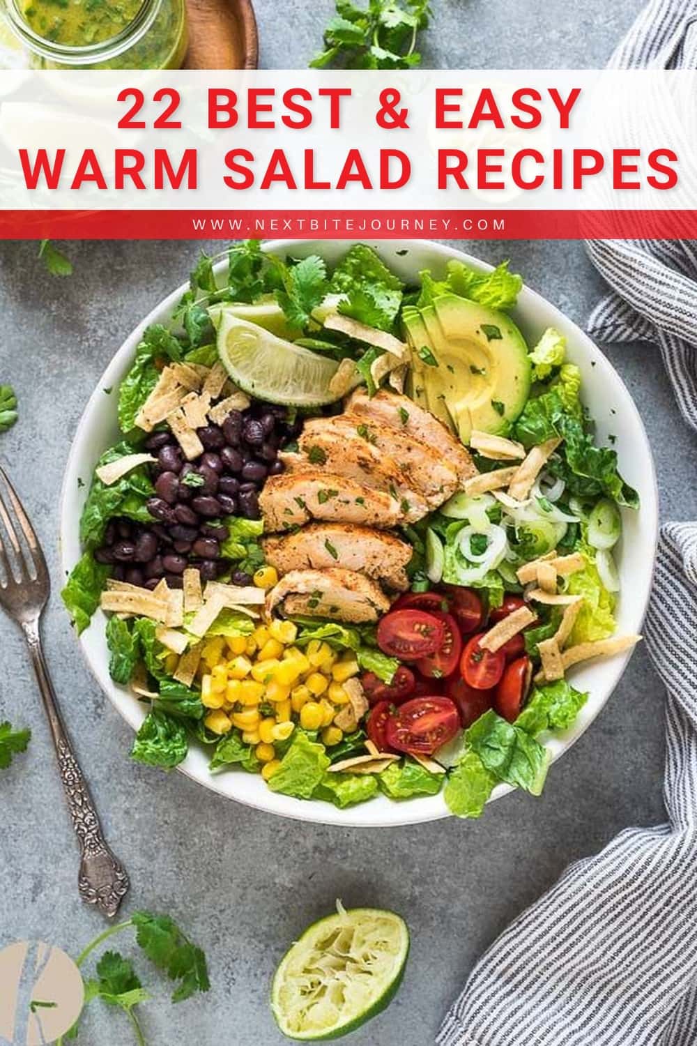 Santa Fe Chicken Salad with Tangy Lime Dressing