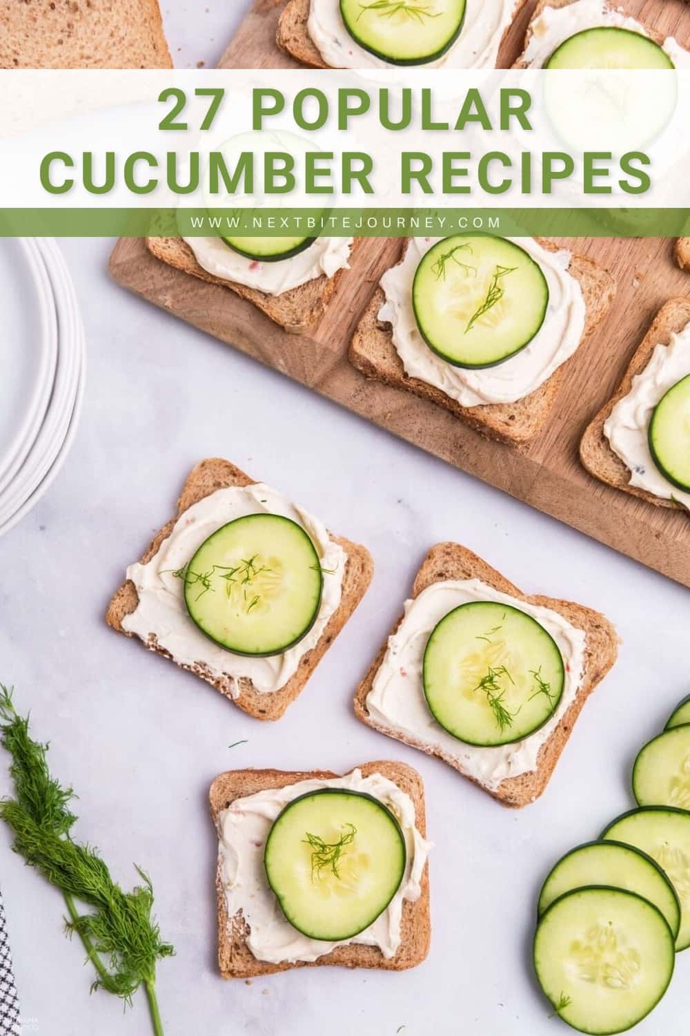 Mini-Cucumber Sandwiches for Tea Parties