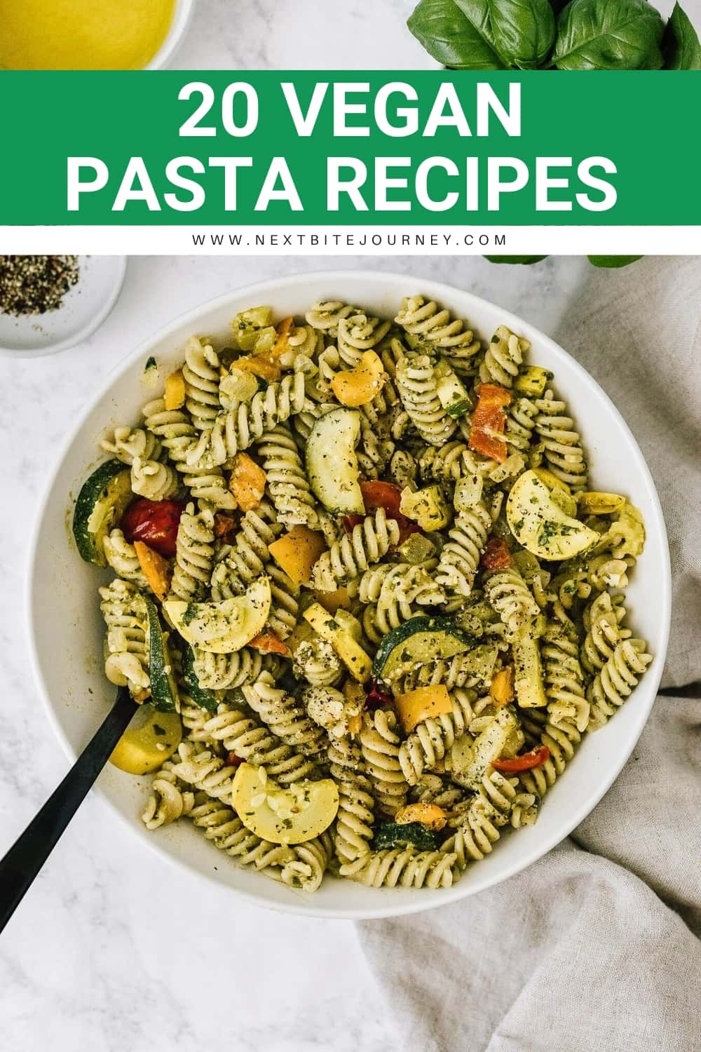 Summer Vegetable Pesto Pasta