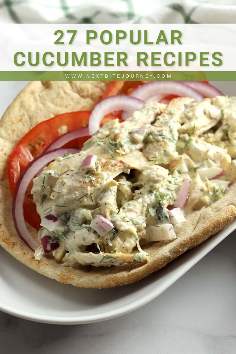 Tzatziki Chicken Salad with Greek Yogurt